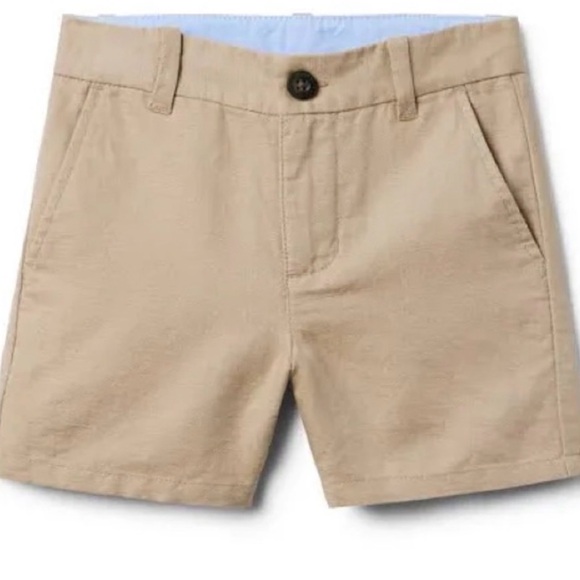 Janie and Jack Other - Janie and Jack Tan Linen Cotton Khaki Shorts